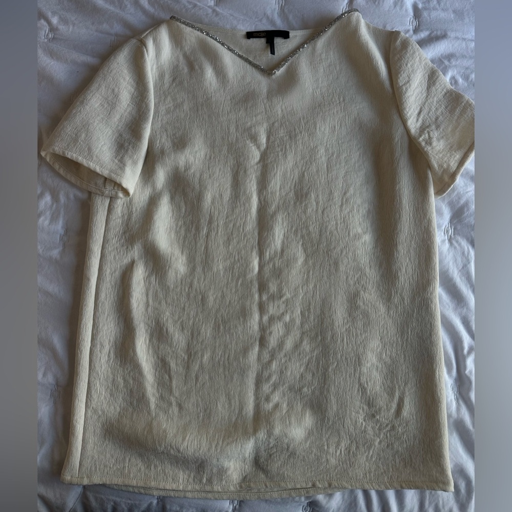 Maje white blouse